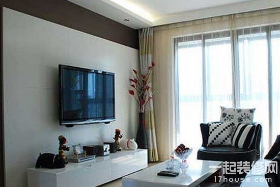 现代简约欧式风格 电视墙装修效果图